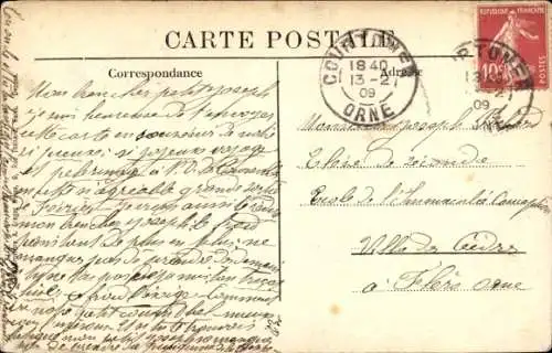 Ak Les Tourailles Orne, La Chapelle de N.D.