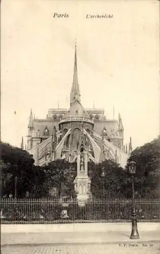 Ak Paris IV Ile de la Cité, Kathedrale Notre Dame