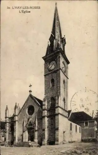 Ak L’Haÿ les Roses Val de Marne, Kirche