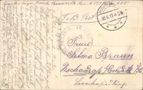 Ak Polen, Reetgedeckte Bauernhäuser