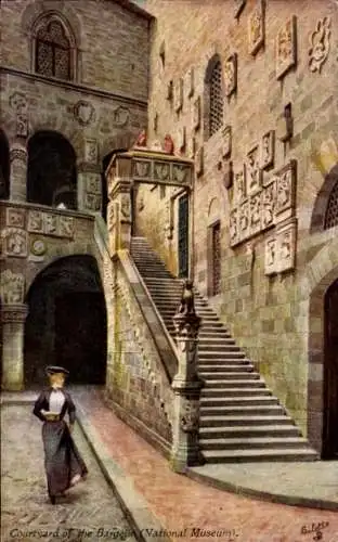 Künstler Ak Firenze Florenz Toscana, Museo Nazionale del Bargello