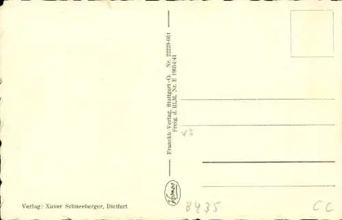 Ak Dietfurt an der Altmühl Oberpfalz, Panorama