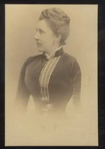 Cabinet Foto Anna Landgräfin von hessen-Kassel, aus dem Hause Hohenzollern