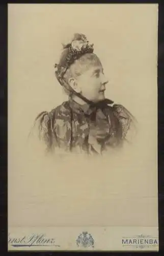 Cabinet Foto Luise Landgräfin v. Hessen-Philippsthal-Barchfeld, geb. Prinzessin von Preußen