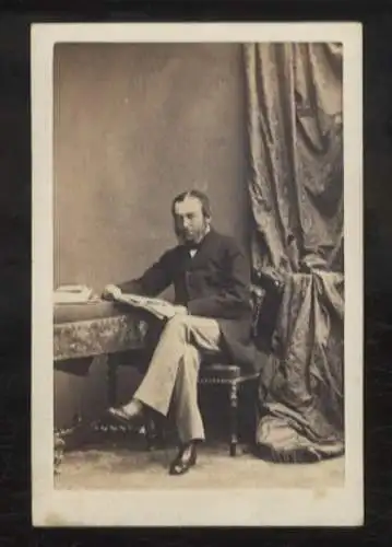 CdV Portrait Emich Eduard Fürst zu Leiningen