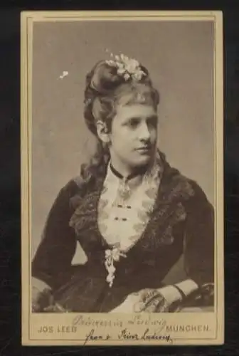 CdV Portrait Prinzessin Therese von Bayern