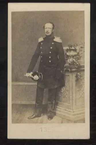 CdV Portrait Friedrich Wilhelm I. Kurfürst von Hessen-Kassel