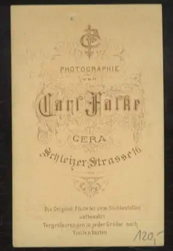 CdV Portrait Fürstin Agnes v. Reuß, geb. Prinz. v. Württemberg, Pseudonym Angelika Hohenstein