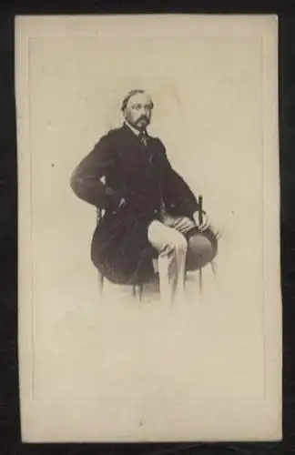 CdV Portrait Ernst II. Herzog von Sachsen-Coburg-Gotha