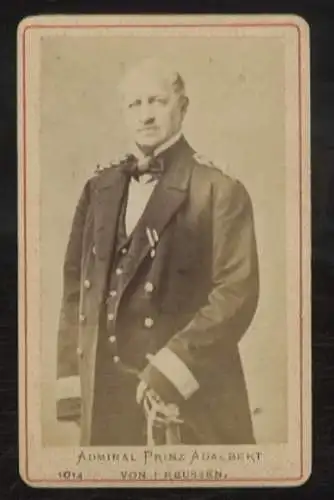 CdV Portrait Prinz Adalbert von Preußen