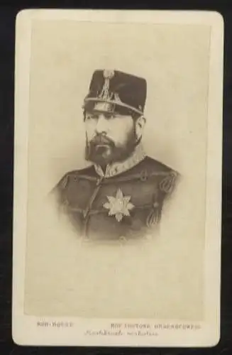 CdV Portrait Herzog Wilhelm von Braunschweig