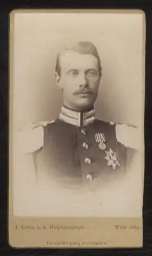 CdV Portrait Großherzog Friedrich II. von Baden