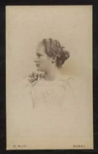 CdV Portrait Maria von Bourbon-Sizilien, Herzogin v. Kalabrien, geb. von Bayern