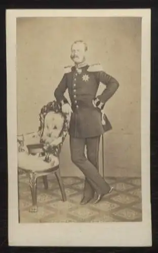 CdV Portrait Herzog Ernst von Sachsen-Altenburg