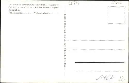 Ak Mandeln Dietzhölztal in Hessen, Gasthof-Pension