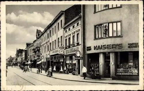 Ak Schönebeck an der Elbe, Salzerstraße, Bär-Ecke, Kaisers