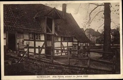 Ak Gütersloh in Westfalen, Alte Mühle