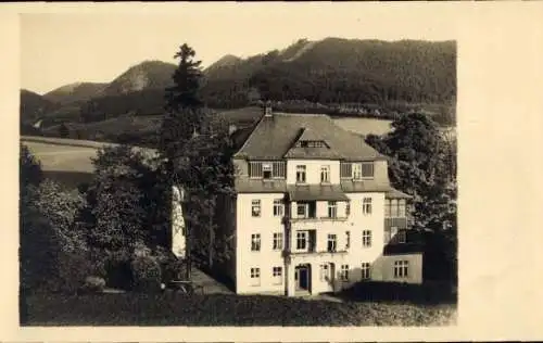 Ak Obernigk Oborniki Śląskie Schlesien, Gebäude