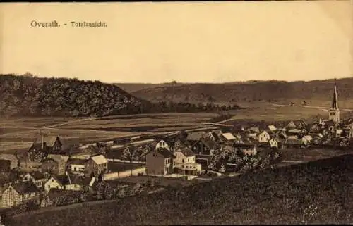 Ak Overath im Bergischen Land, Gesamtansicht
