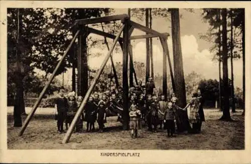 Ak Schwagstorf Fürstenau Niedersachsen, Kinderheim Marienstift, Kinderspielplatz