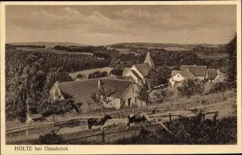 Ak Holte Bissendorf in Niedersachsen, Teilansicht, Gasthof Christel Beinker