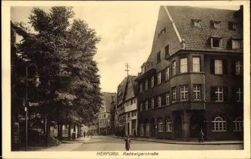 Ak Herford in Westfalen, Radewigerstraße