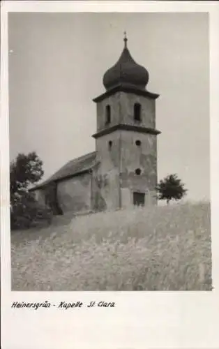 Ak Heinersgrün Weischlitz im Vogtland, Kapelle Sankt Clara