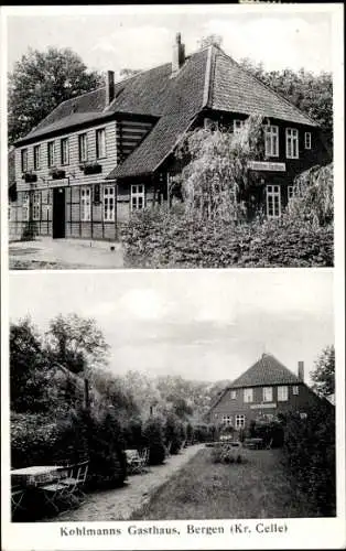 Ak Bergen in der Lüneburger Heide, Kohlmanns-Gasthaus