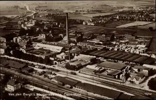 Ak Bad Cleve Kleve am Niederrhein, Bergh's-Margarinewerke