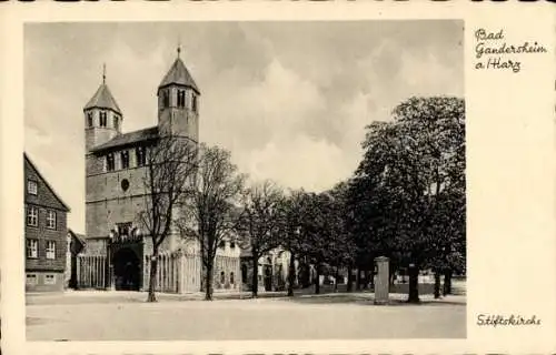 Ak Bad Gandersheim am Harz, Stiftskirche