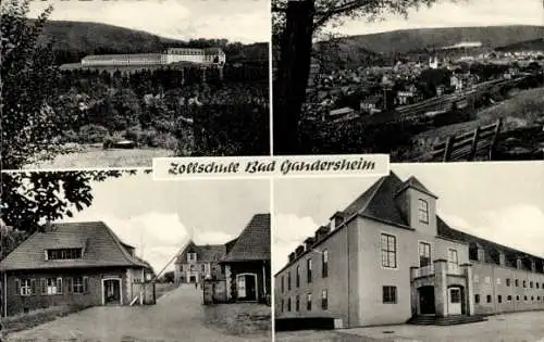 Ak Bad Gandersheim am Harz, Zollschule, Panorama, Teilansichten