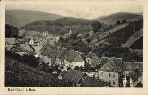 Ak Bad Grund im Harz, Gesamtansicht