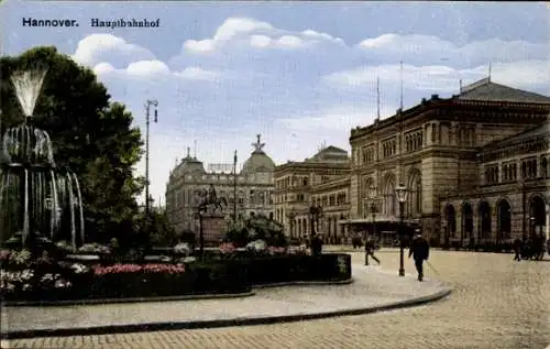 Ak Hannover in Niedersachsen, Hauptbahnhof