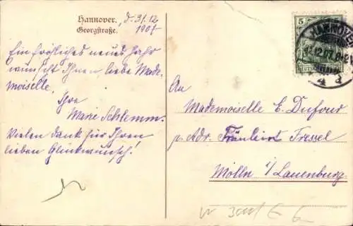 Ak Hannover, Georgstraße, Geschäftshäuser