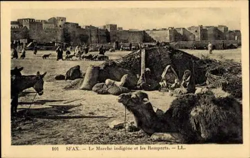 Ak Sfax Tunesien, The Indigenous March and the Walls, Kamel, Esel