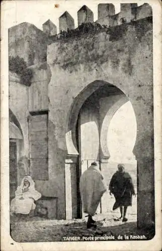 Ak Tanger, Marokko, Haupttor der Kasbah