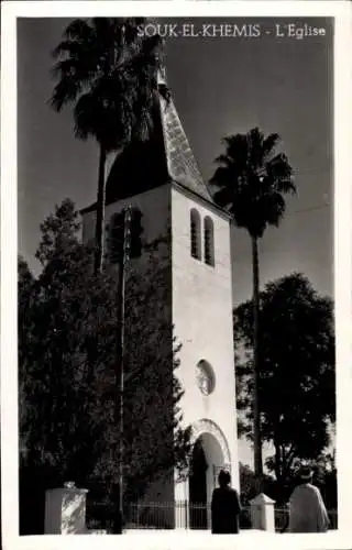 Ak Marrakesch Marokko, Souk el Khemis, Kirche