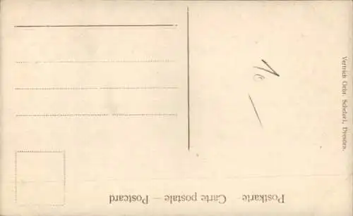 Ak Opernsängerin Eva von den Osten, Porträt