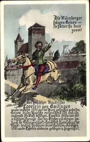 Ak Nürnberg in Mittelfranken, Eppelein von Gailingen