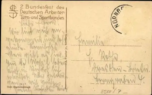 Ak Nürnberg in Mittelfranken, Teilansicht, Kirche