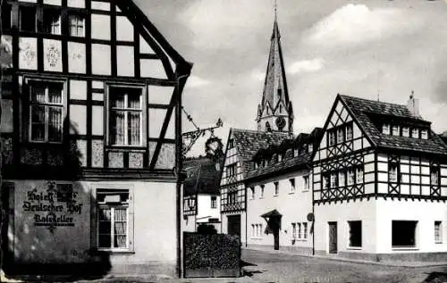 Ak Ahrweiler in Rheinland Pfalz, Hotel Deutscher Hof, Oberhutstraße