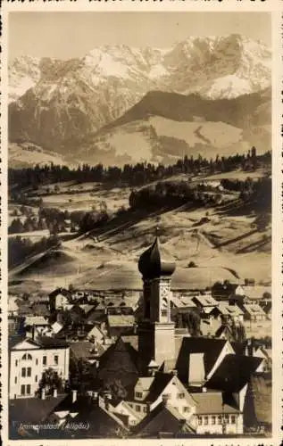 Ak Immenstadt im Allgäu Schwaben, Daumengruppe, Kirche, Zwiebelturm