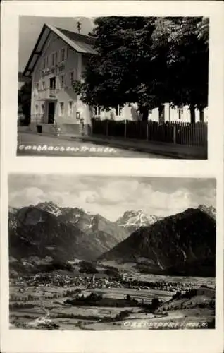 Ak Oberstdorf im Oberallgäu, Gasthaus zur Traube