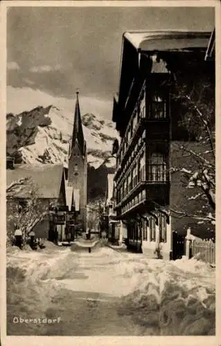 Ak Oberstdorf im Oberallgäu, Kirchstraße, Hotel Löwen