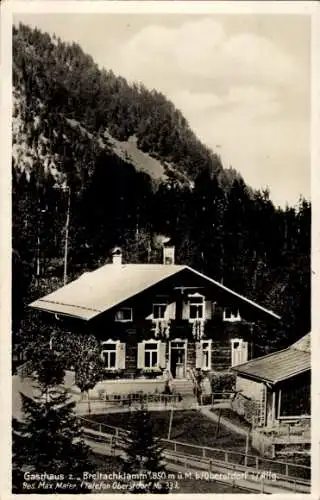 Ak Tiefenbach Oberstdorf im Oberallgäu, Breitachklamm, Gasthaus