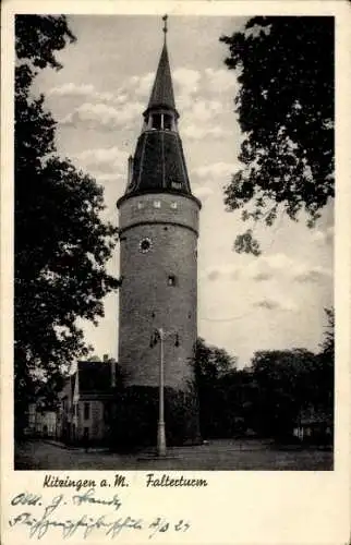 Ak Kitzingen in Mainfranken Bayern, Falterturm