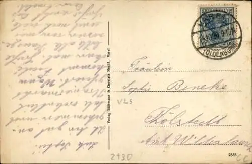 Ak Varel in Oldenburg Jadebusen, Wasserturm