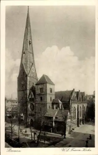 Ak Hansestadt Bremen, U. L. Frauen Kirche