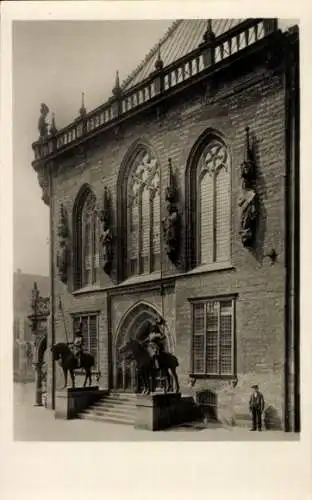 Ak Hansestadt Bremen, Altes Rathaus, Ostseite