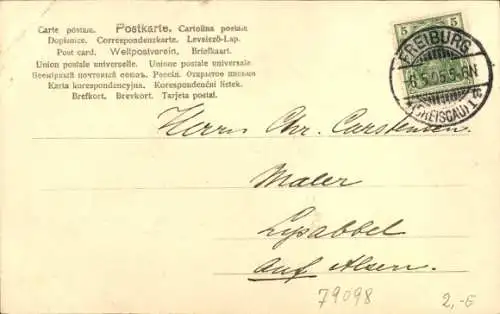 Ak Freiburg im Breisgau, Münster